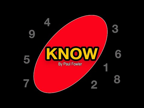 Know by Paul Fowler